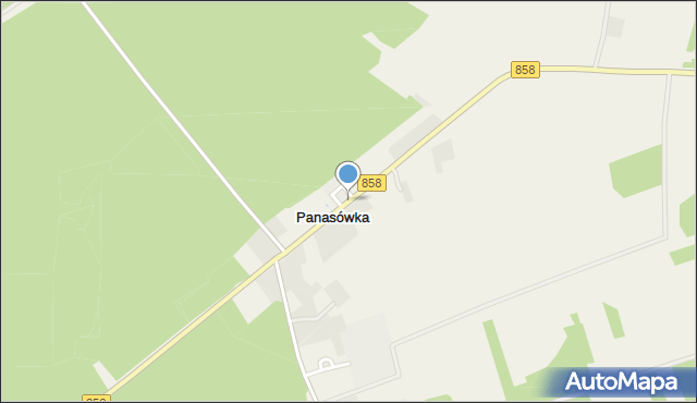 Panasówka, Panasówka, mapa Panasówka