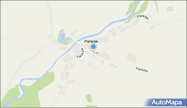 Panków, Panków, mapa Panków
