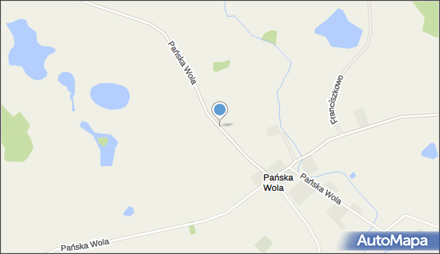 Pańska Wola, Pańska Wola, mapa Pańska Wola