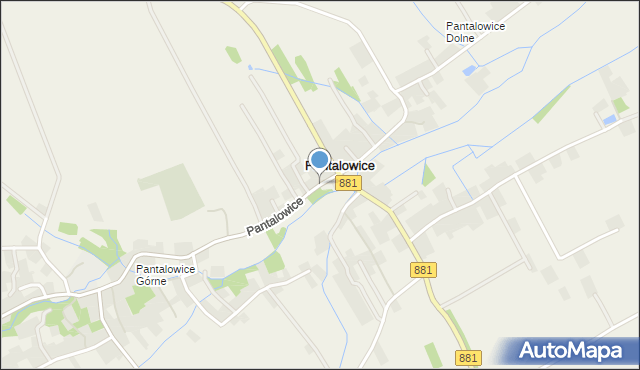 Pantalowice, Pantalowice, mapa Pantalowice