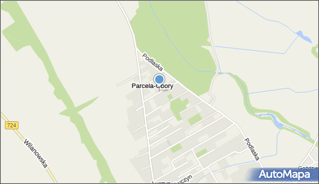 Parcela-Obory, Parcela-Obory, mapa Parcela-Obory