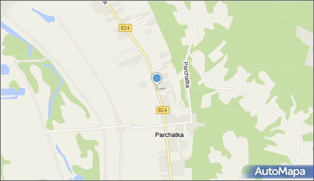 Parchatka, Parchatka, mapa Parchatka