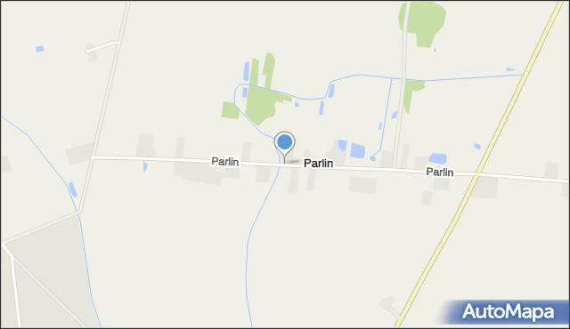 Parlin gmina Czerwińsk nad Wisłą, Parlin, mapa Parlin gmina Czerwińsk nad Wisłą