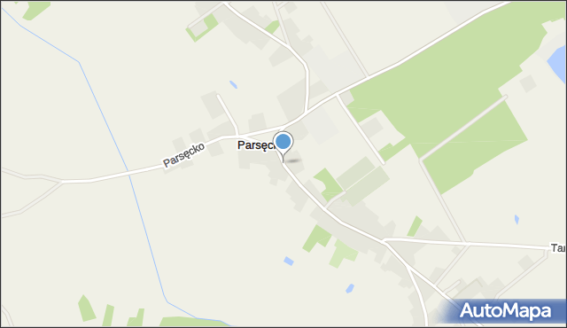 Parsęcko, Parsęcko, mapa Parsęcko
