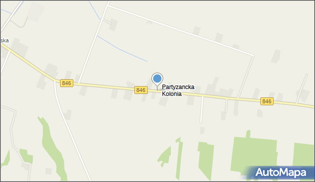 Partyzancka Kolonia, Partyzancka Kolonia, mapa Partyzancka Kolonia