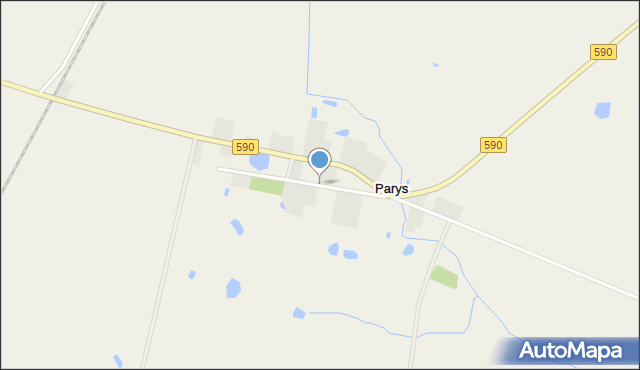 Parys, Parys, mapa Parys