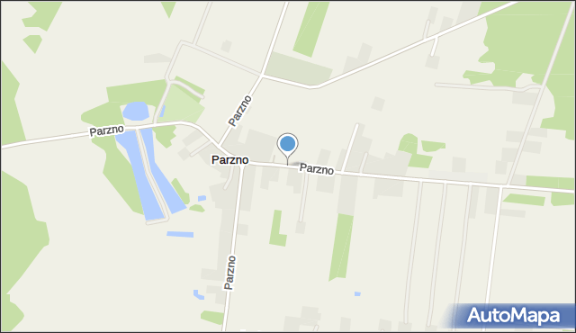 Parzno, Parzno, mapa Parzno