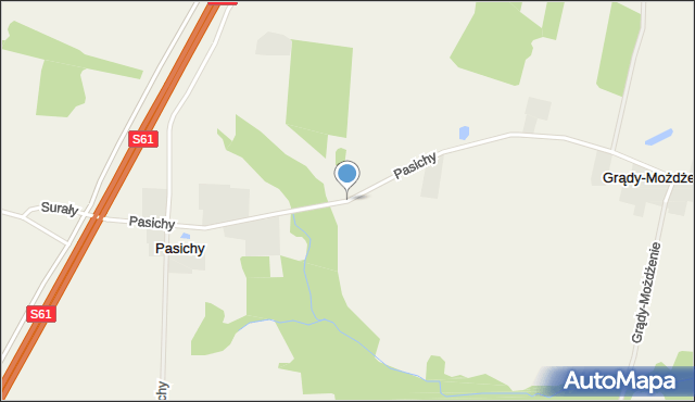 Pasichy, Pasichy, mapa Pasichy