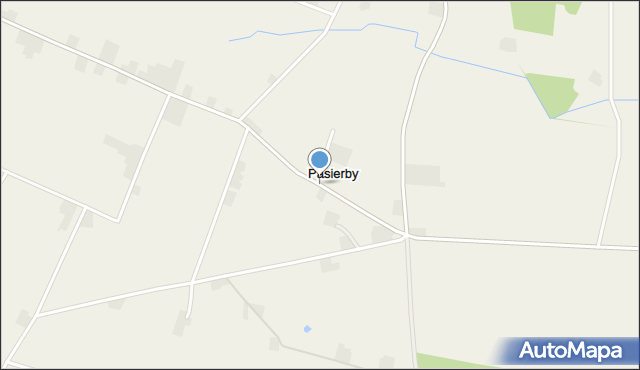 Pasierby, Pasierby, mapa Pasierby