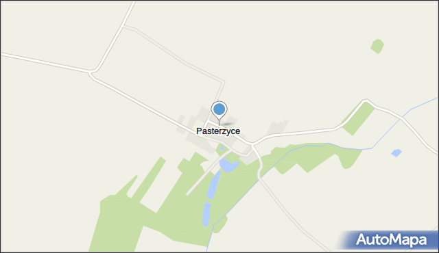 Pasterzyce, Pasterzyce, mapa Pasterzyce