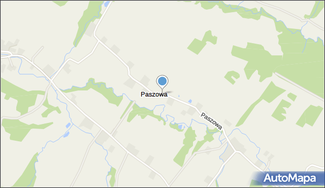 Paszowa, Paszowa, mapa Paszowa