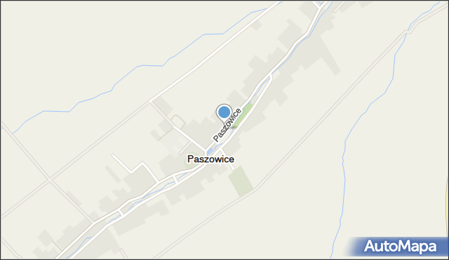 Paszowice, Paszowice, mapa Paszowice