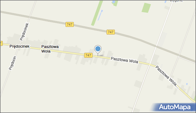 Pasztowa Wola, Pasztowa Wola, mapa Pasztowa Wola