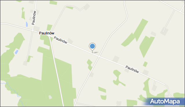 Paulinów gmina Czerniewice, Paulinów, mapa Paulinów gmina Czerniewice
