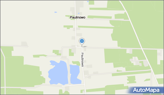 Paulinowo, Paulinowo, mapa Paulinowo