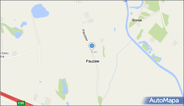 Pauzew, Pauzew, mapa Pauzew