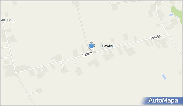 Pawlin, Pawlin, mapa Pawlin