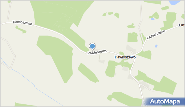 Pawłoszewo, Pawłoszewo, mapa Pawłoszewo