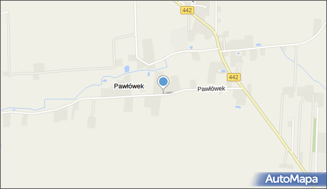 Pawłówek gmina Blizanów, Pawłówek, mapa Pawłówek gmina Blizanów