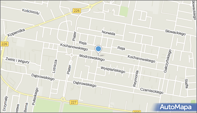 Pruszcz Gdański, Paderewskiego Ignacego Jana, mapa Pruszcz Gdański