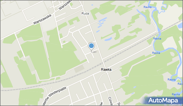 Skierniewice, Pasażerska, mapa Skierniewic