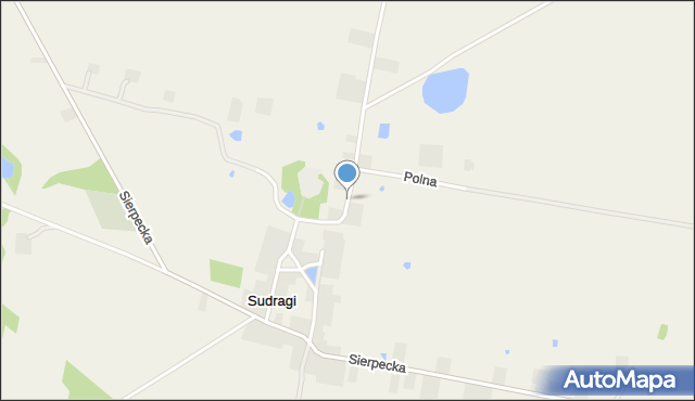 Sudragi, Parkowa, mapa Sudragi