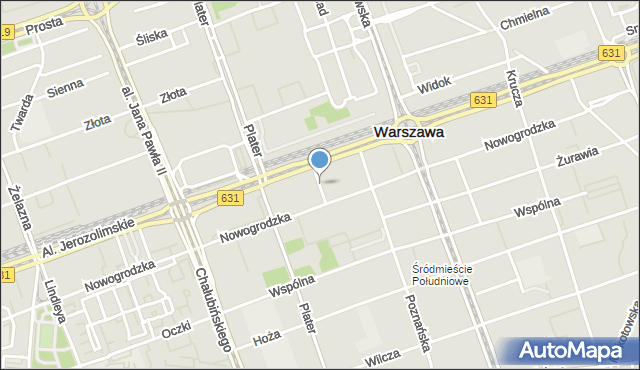 Warszawa, Pankiewicza Jana, mapa Warszawy
