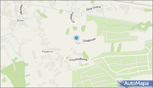 Wola Filipowska, Pasternik, mapa Wola Filipowska