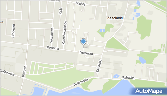 Zaścianki gmina Grabówka, Pawła, mapa Zaścianki gmina Grabówka