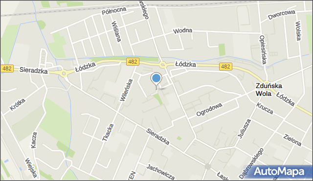 Zduńska Wola, Pasaż Lemberga Jakuba, dr., mapa Zduńska Wola