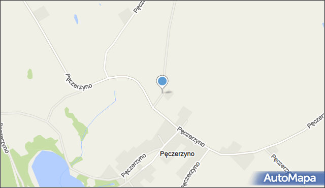 Pęczerzyno, Pęczerzyno, mapa Pęczerzyno