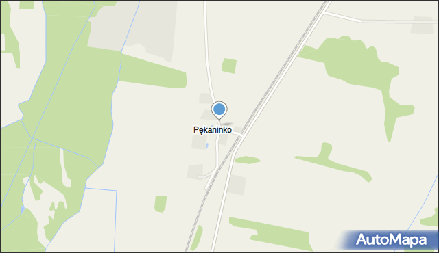 Pękaninko, Pękaninko, mapa Pękaninko