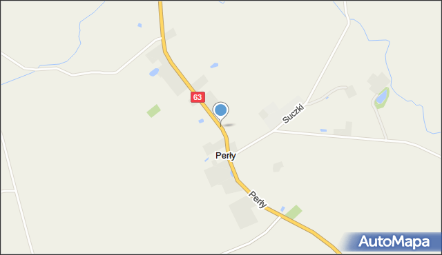 Perły, Perły, mapa Perły