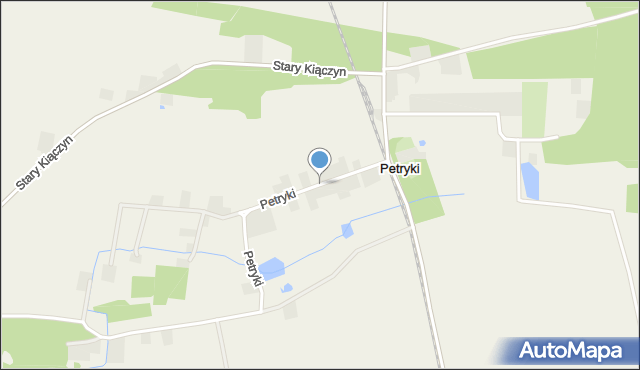 Petryki, Petryki, mapa Petryki