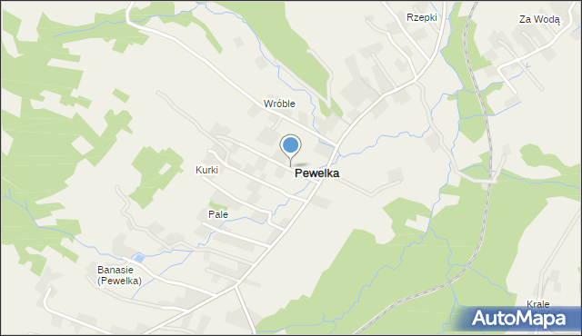 Pewelka, Pewelka, mapa Pewelka