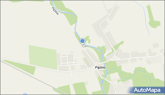 Pęzino, Pęzino, mapa Pęzino