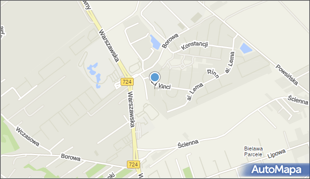 Bielawa gmina Konstancin-Jeziorna, Picassa Pablo, mapa Bielawa gmina Konstancin-Jeziorna