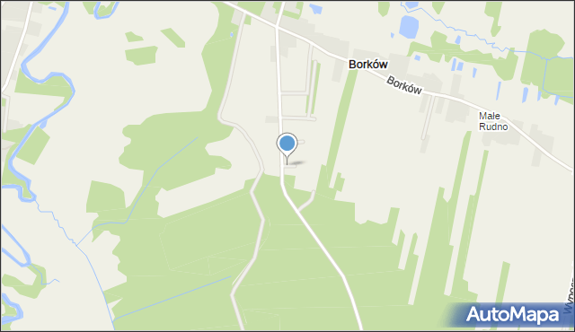 Borków gmina Kołbiel, Pigwowa, mapa Borków gmina Kołbiel