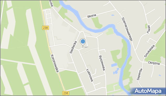 Bydgoszcz, Piwna, mapa Bydgoszczy