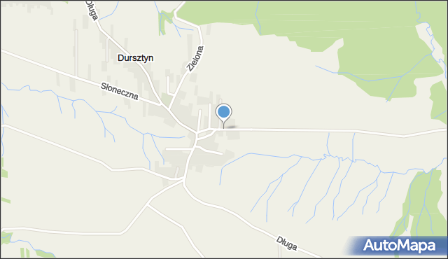 Dursztyn, Pienińska, mapa Dursztyn