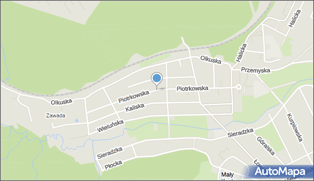 Gdynia, Piotrkowska, mapa Gdyni