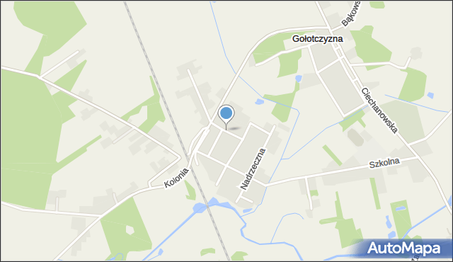 Gołotczyzna, Piwna, mapa Gołotczyzna