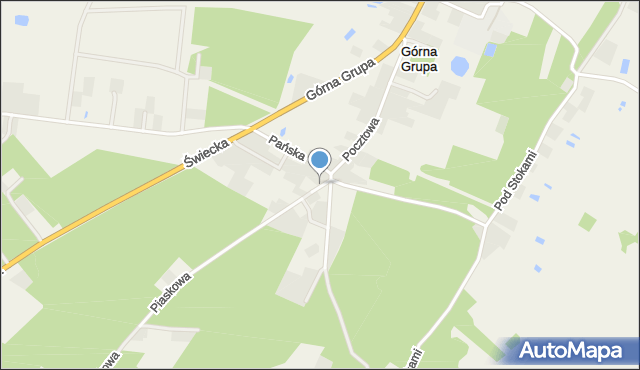 Górna Grupa, Piaskowa, mapa Górna Grupa