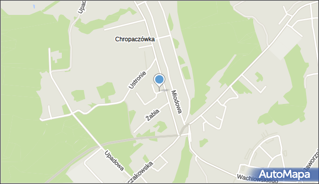 Jaworzno, Piaszczysta, mapa Jaworzno