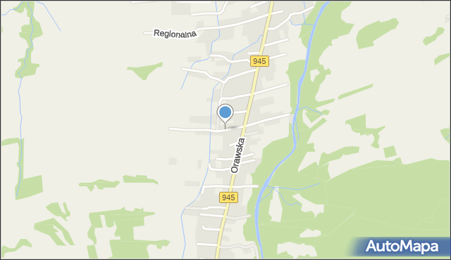Jeleśnia, Pindlowa, mapa Jeleśnia
