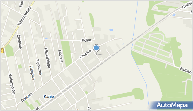 Kanie gmina Brwinów, Piaskowa, mapa Kanie gmina Brwinów