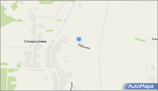 Kąty gmina Kołbiel, Piaskowa, mapa Kąty gmina Kołbiel