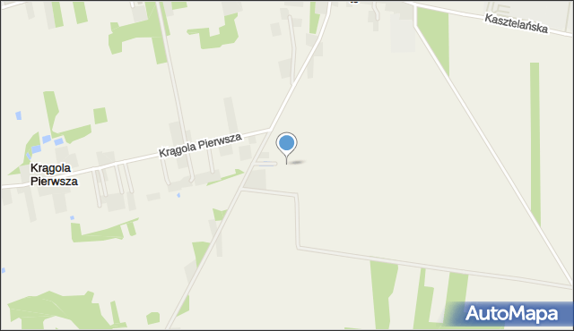 Krągola, Piaskowa, mapa Krągola