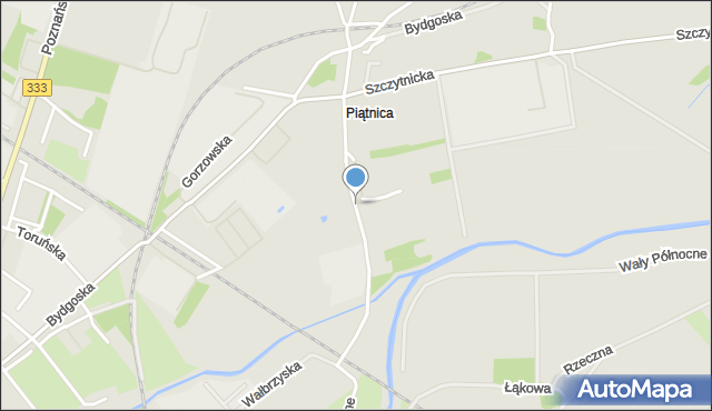 Legnica, Piątnicka, mapa Legnicy