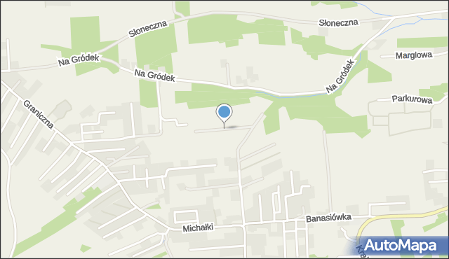 Michałowice powiat krakowski, Pistacjowa, mapa Michałowice powiat krakowski